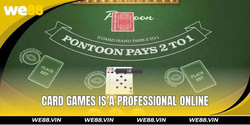 Card games is a professional online card playing playground