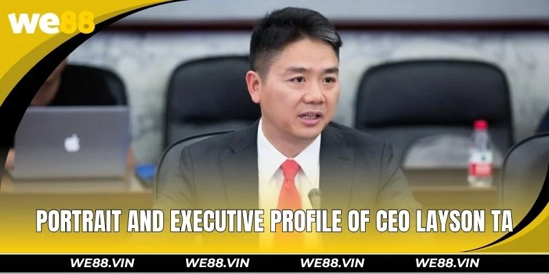 Portrait and executive profile of CEO Layson Ta