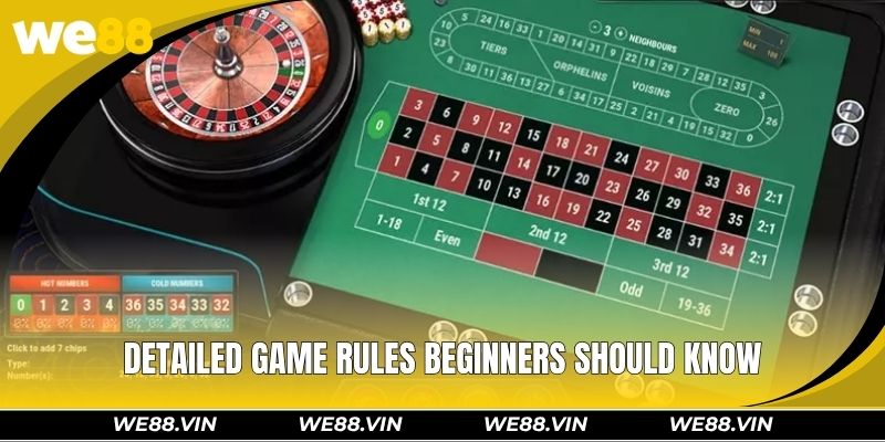 Roulette WE88 – How To Play And Secrets To Winning Big Detailed game rules beginners should know