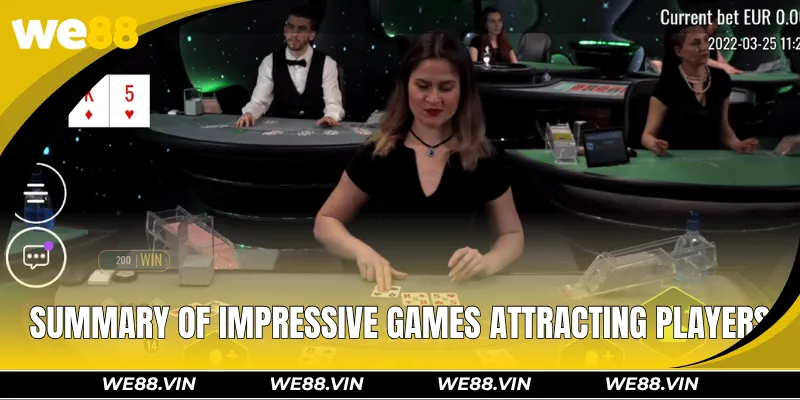 Summary of impressive games attracting players